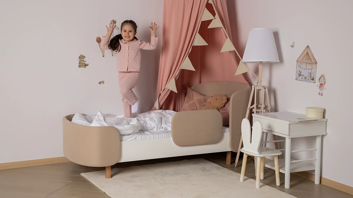 Детская кровать Twiggy, бежевая фото - 7 - большое изображение