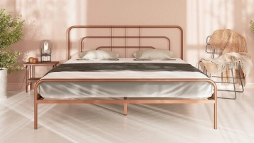Металлическая кровать Modena Bronza matic в спальню Askona фотография товара - 2