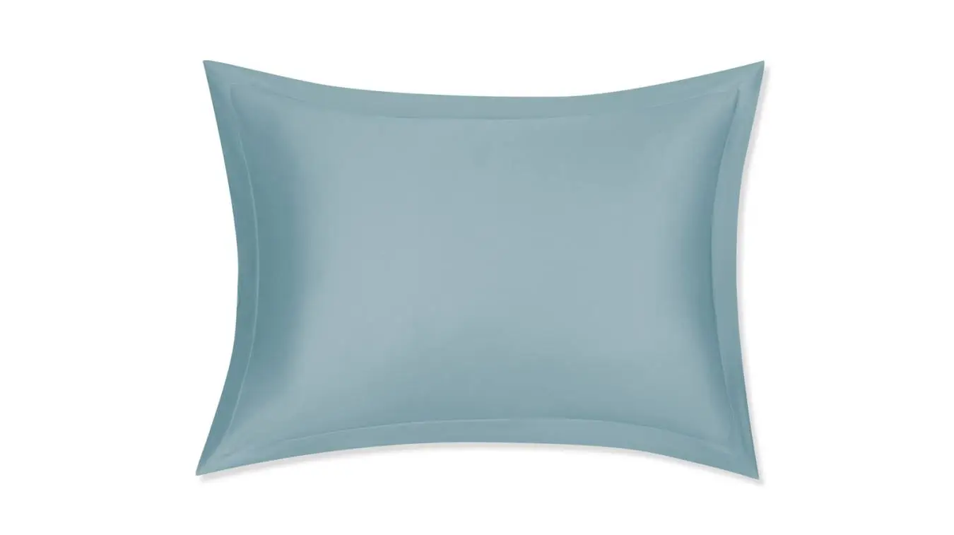 Наволочка Solid Tencel, цвет Пыльный голубой (2 шт.) Askona фото - 2 - большое изображение