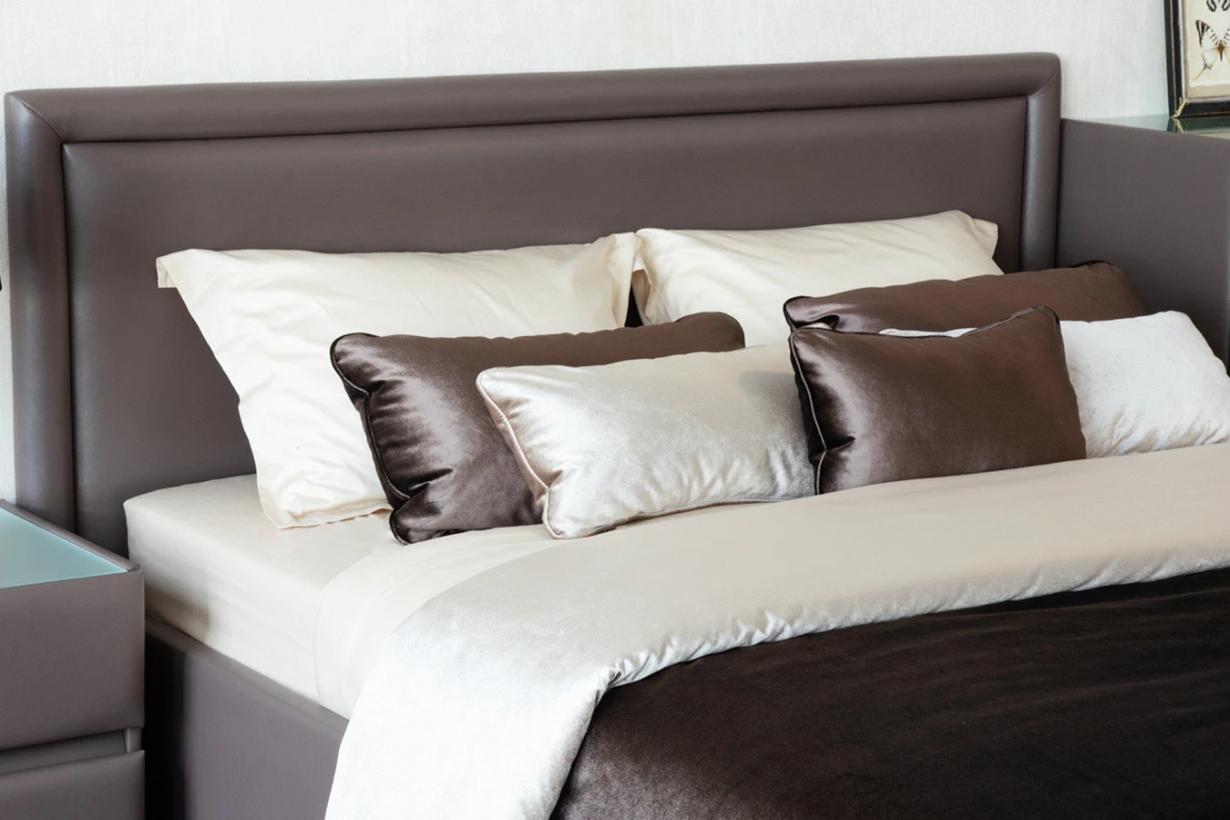 Кровать Domenico с мягкой обивкой Askona фото - 6 - большое изображение