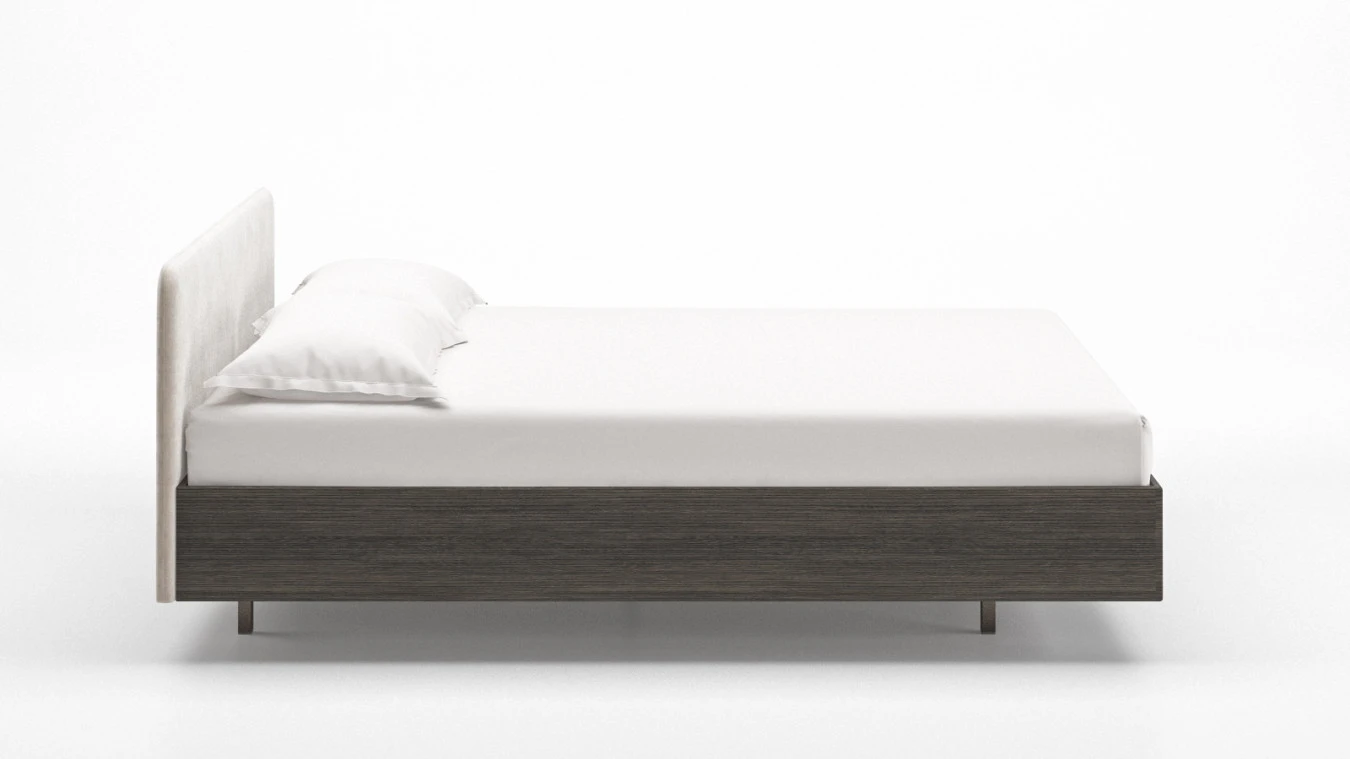 Кровать Gretta, цвет Меланж темный с мягким изголовьем Askona фото - 4 - большое изображение