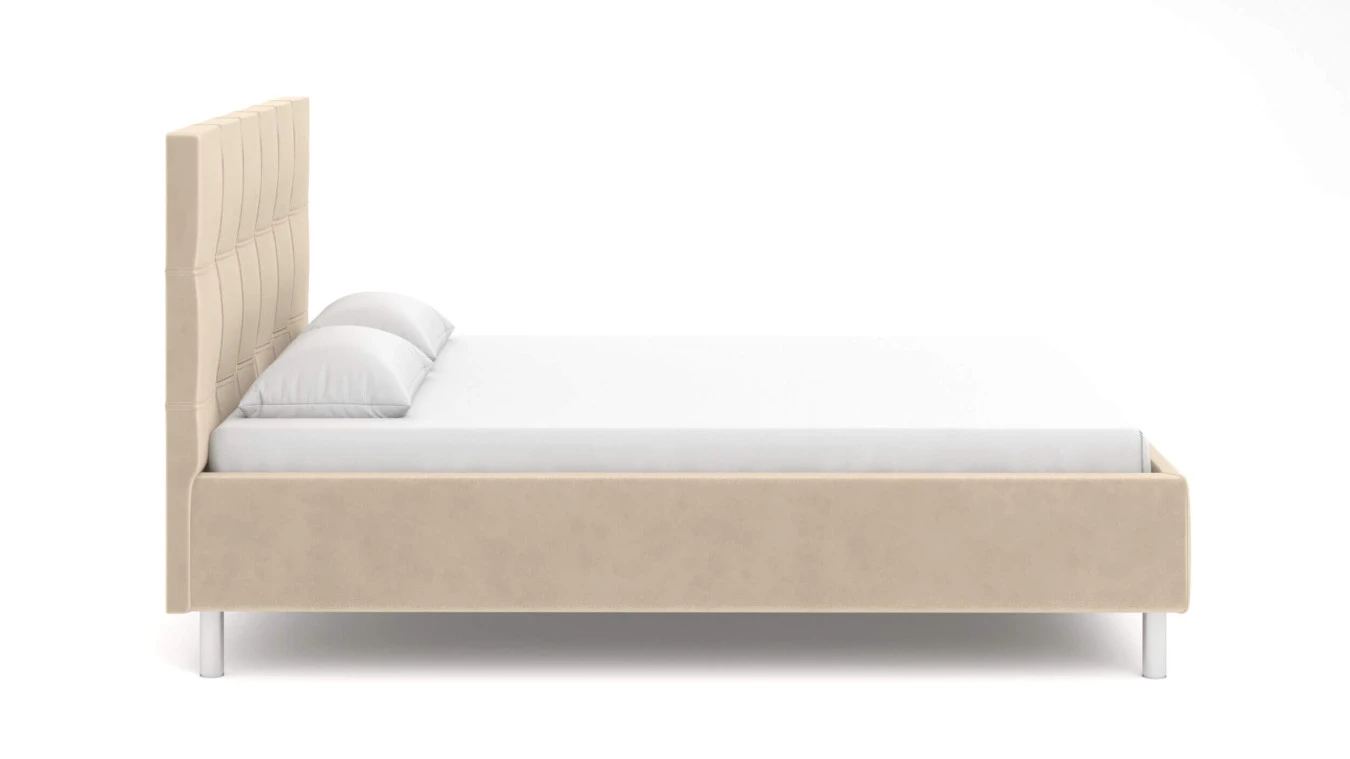 Мягкая кровать Evelin с широким изголовьем Askona фотография товара - 4 - большое изображение