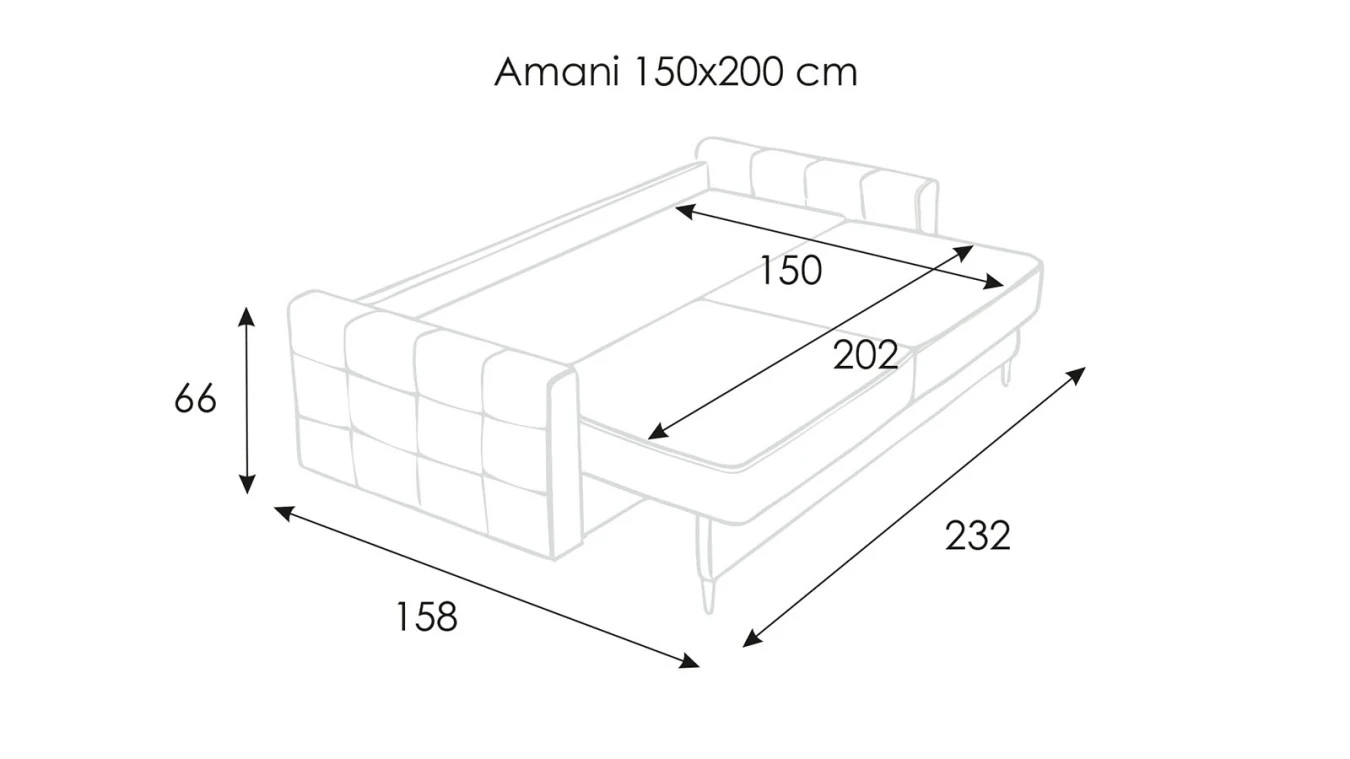 Диван-кровать Amani-W с коробом для белья Askona фото - 32 - большое изображение