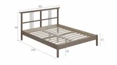 Кровать Olova, цвет Серый из лдсп в современном стиле Askona фотография товара - 4 - превью