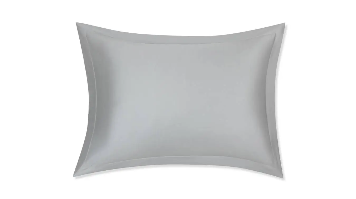 Наволочка Solid Tencel, цвет Серебристый иней (2 шт.) Askona фото - 2 - большое изображение