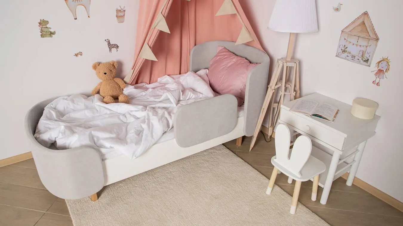 Детская кровать Twiggy, серая фото - 5 - большое изображение
