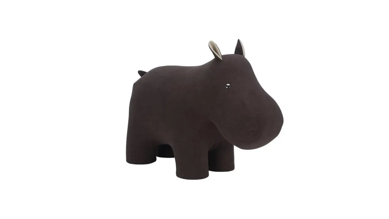 Пуф HIPPO brown изображение - 1 - большое изображение