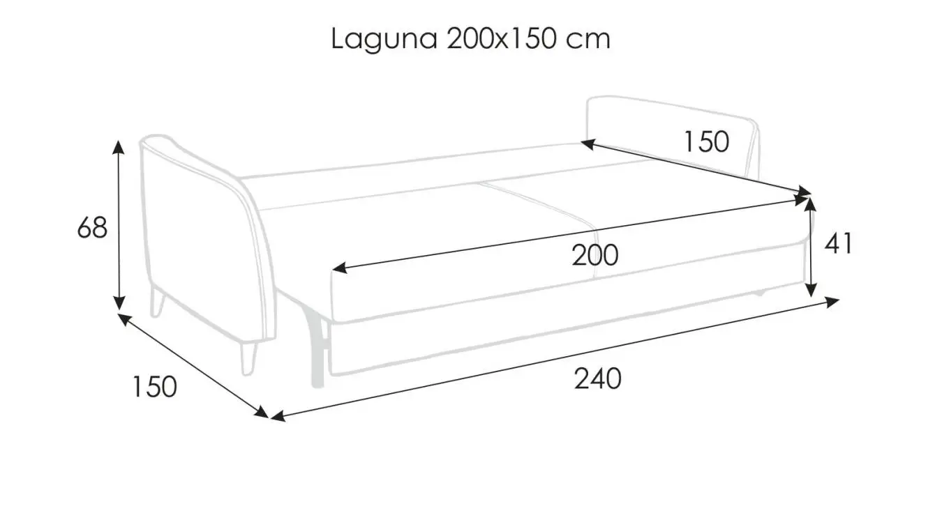 Диван-кровать Laguna с коробом для белья Askona фото - 17 - большое изображение