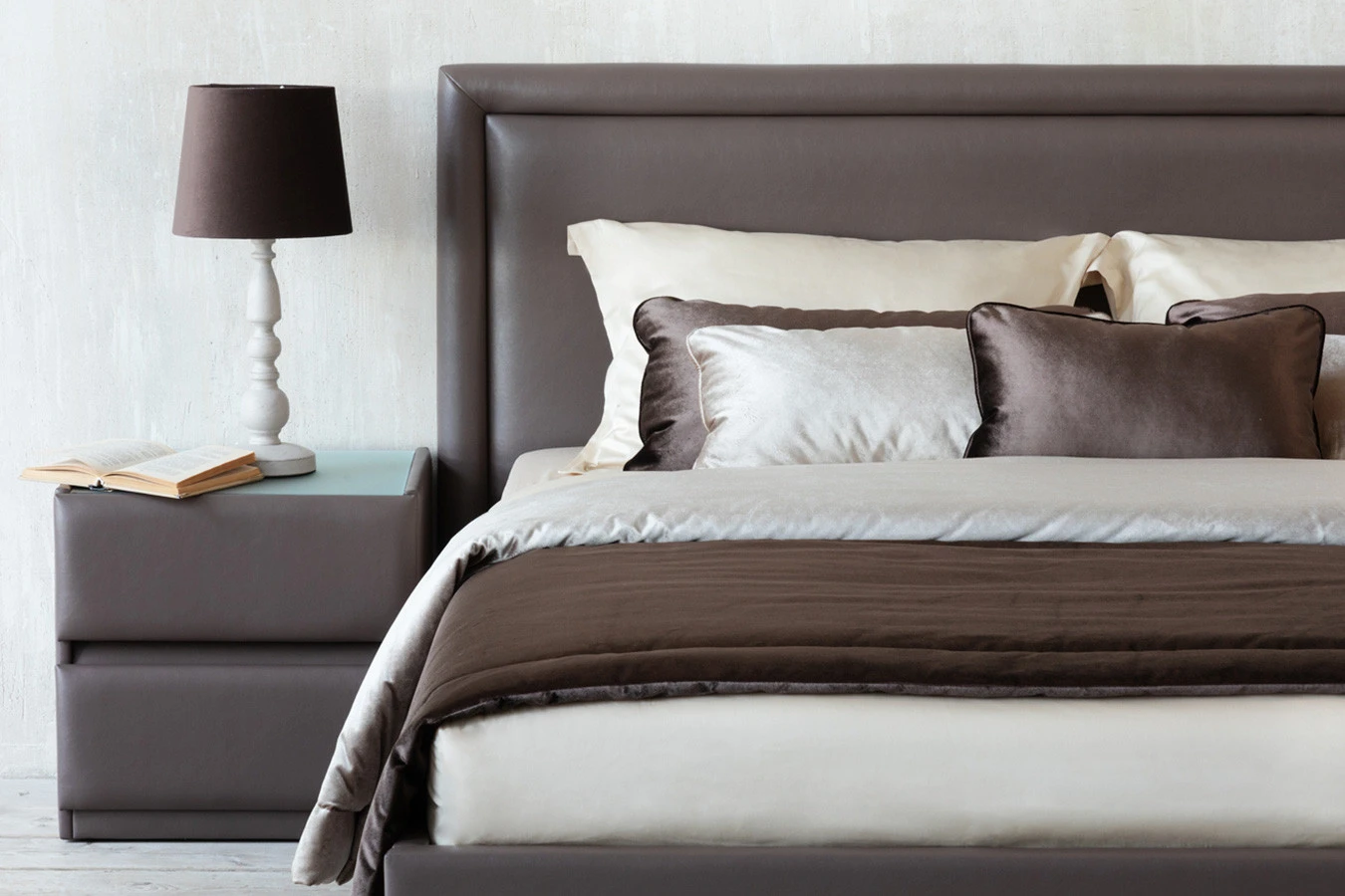 Кровать Domenico с мягкой обивкой Askona фото - 3 - большое изображение