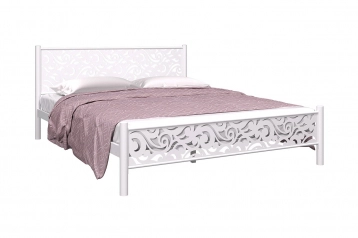 Кровать с коваными элементами Parma, цвет Белый шагрень Askona фотография товара - 2
