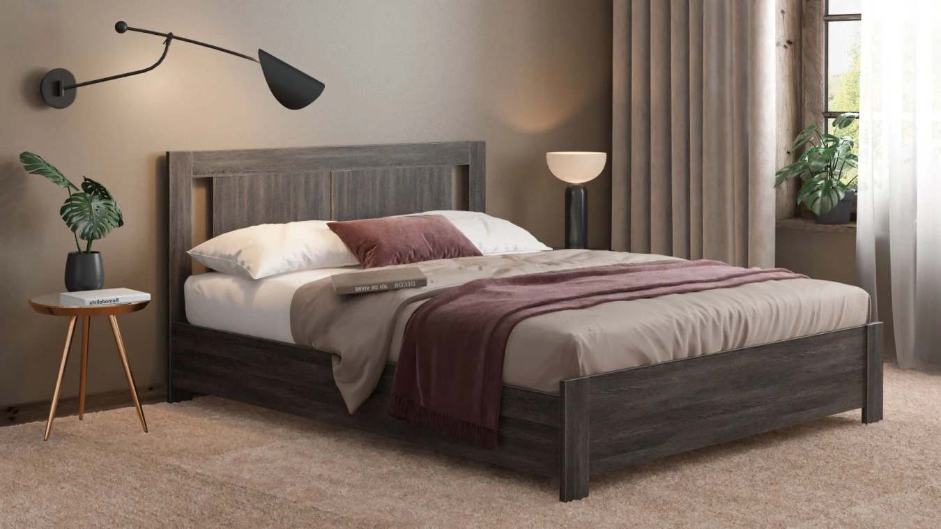 Кровать Bonnie, цвет Венге мали (темно-коричневая) Askona фото - 1 - большое изображение