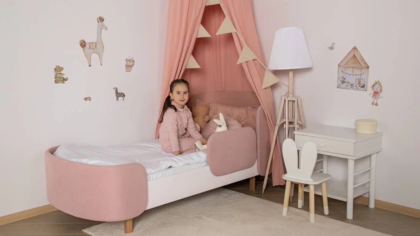 Детская кровать Twiggy, розовая фото - 4 - большое изображение