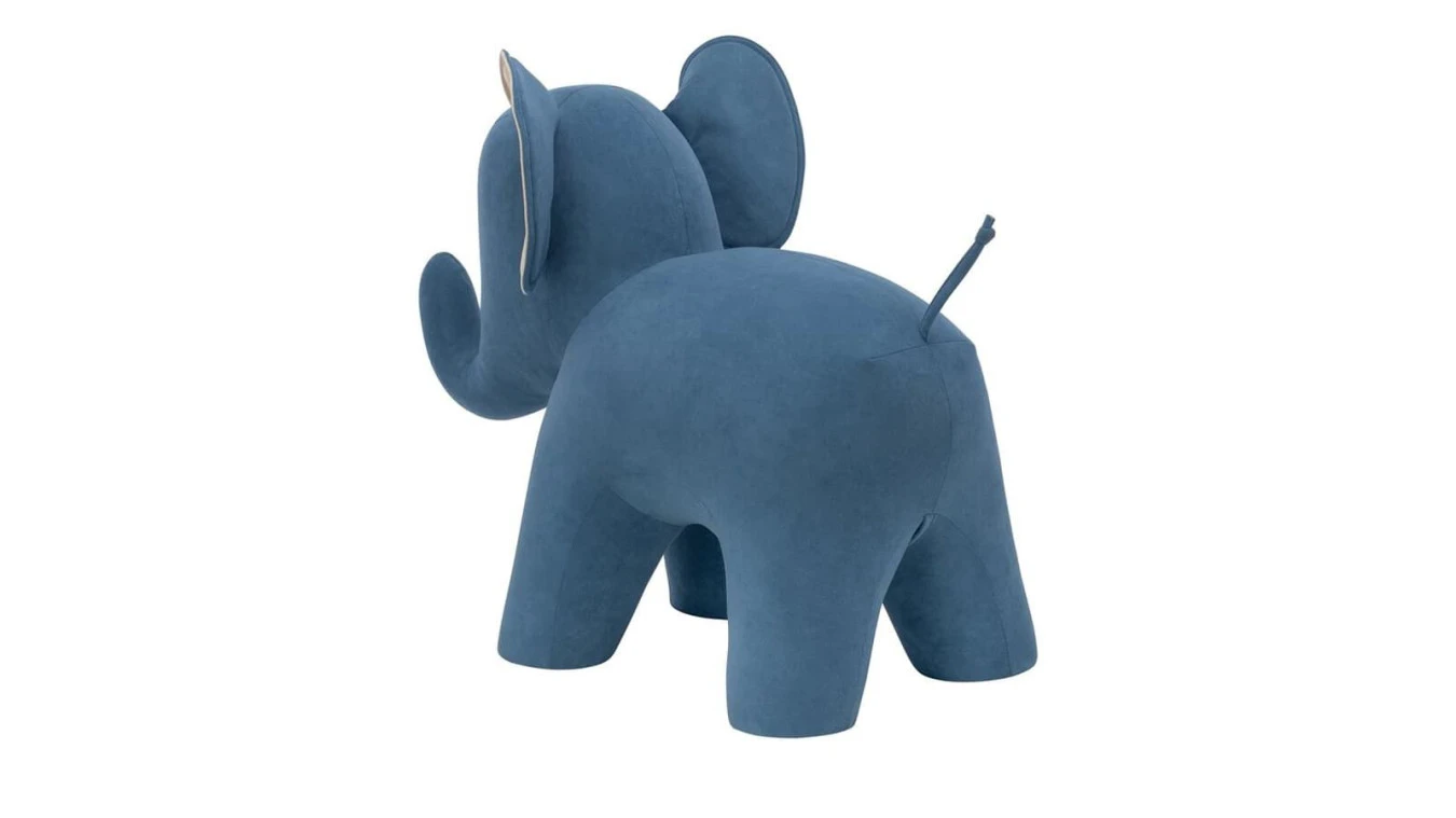 Пуф ELEPHANT blue изображение - 3 - большое изображение