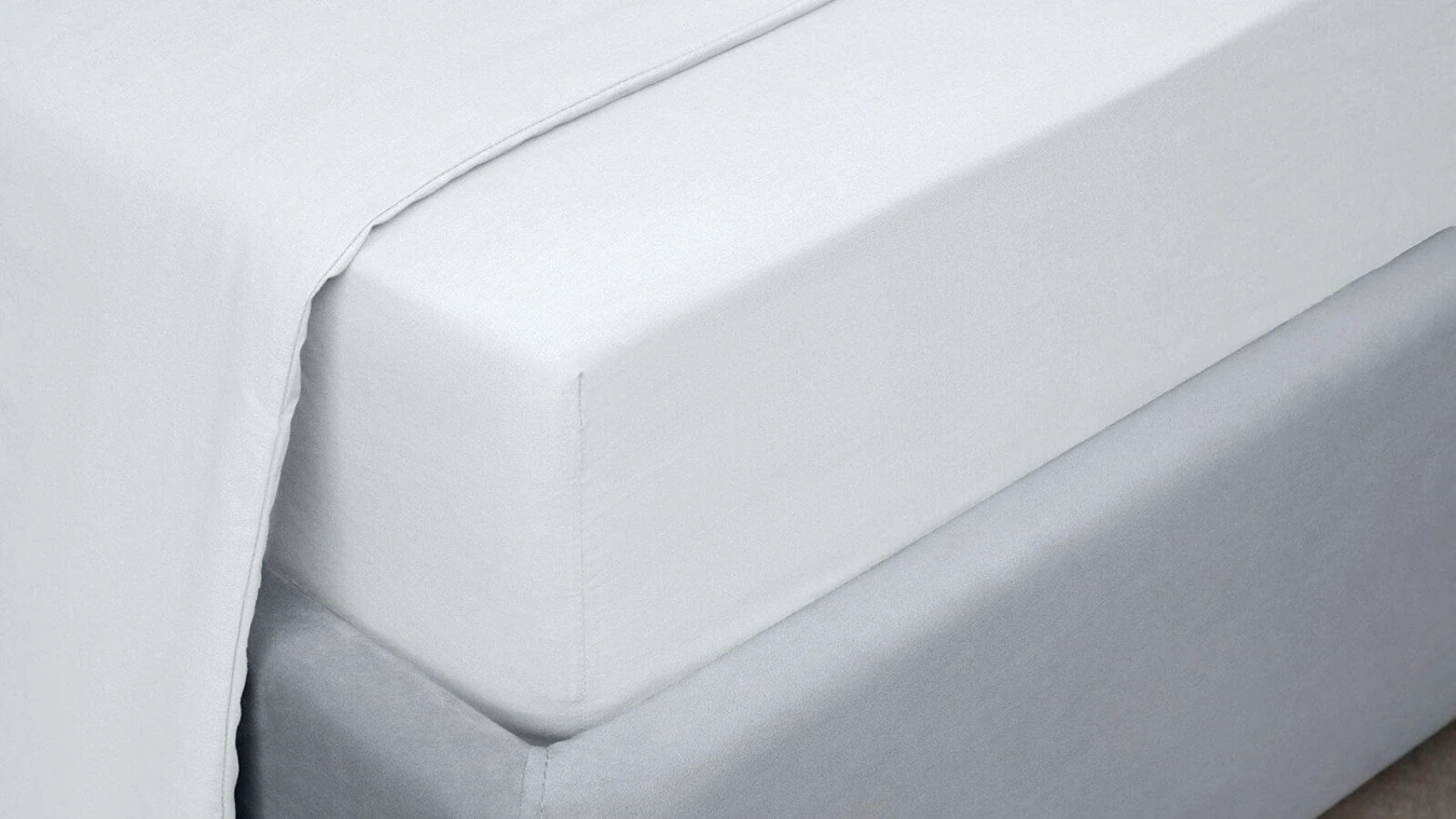 Простынь на резинке Comfort Cotton, цвет: Белый Askona фото - 3 - большое изображение