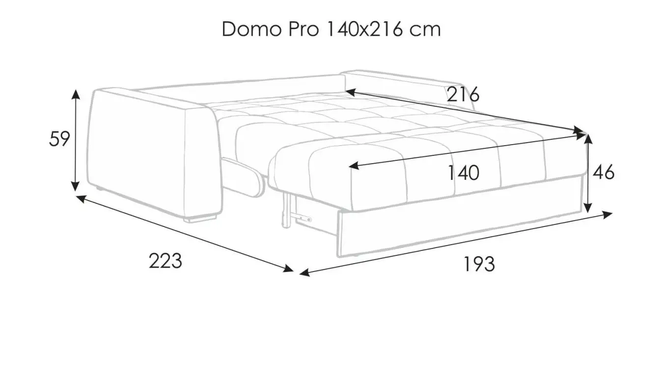 Диван-кровать Domo Pro с коробом для белья с накладками Askona фото - 14 - большое изображение