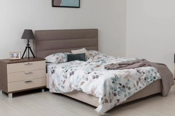 Мягкая кровать Laima с объемным изголовьем Askona фотография товара - 0