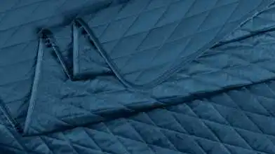 Покрывало стеганое Velvet Edition (ромб), цвет Синий капри Askona фото - 5 - превью