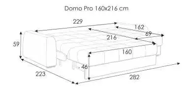 Диван Domo Pro угловой с коробом для белья с накладкой Askona фото - 11 - превью